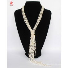 Fashion Long Cultured Pearl Necklace Jewelry (EN1310)